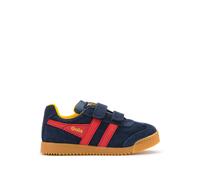 Kids Harrier Trainers with Touch 'n' Close Fastening navy blue/red