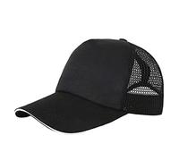 Kids Hats & Caps Net Cap Student's Versatile Athletic Packable Beach Sports Caps for Boy Girls Baseball Cap Sun Visor Cap Peaked Cap Stylish Integrated Boy Girls Sun Hats Packable (Black, One Size)