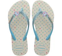 Havaianas Flip flops / Sandals KIDS SLIM GLITTER II in Beige 13 kid