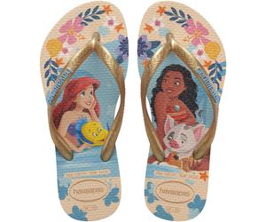 Kids Hav Slim Princess Flip Flops beige