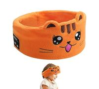 Kids Headband Headphones Wireless, Soft Fleece Headset Cartoon Headphones For Sleeping Adjustable Volume Elastic Headband Hi-Fi Stereo Music Sleep For Travel Sleeping