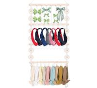 Kids Headband Holder,Elegant Storage Display Rack | Wall Mount Headband Holder Bow Organizer | for Living Room Nursery Closet Kindergarten Family Preschoolers Daughter