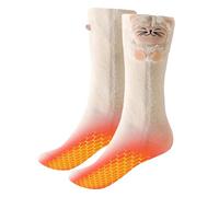 Kids Heated Socks - Boys and Girls Cute Electric Heating Socks, Upgraded 4000mAh Battery Pack & Heating Element (Not Ski Socks)