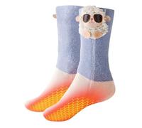 Kids Heated Socks - Boys and Girls Cute Electric Heating Socks, Upgraded 4000mAh Battery Pack & Heating Element (Not Ski Socks)