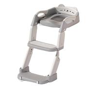 Kids Height Adjustable Potty Training Seat with 5 Levels Setting and Ergonomic Foldable Structure 3 Functions Child Safe Toilet Training Ladder