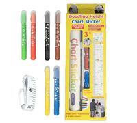 Kids Height Chart - Growth Chart for Kids | Doodle Height Measurement Sticker | Growth Chart for Wall | Decorative Measurement Growth Chart for