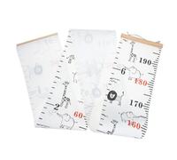 Kids Height Measurement for Wall Cloth Hanging Growth Chart | White Roll up Design, Portable for Kid's Room, Educational Wall Decor for Baby and Children