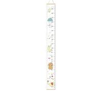 Kids Height Ruler - Growth Wall Chart, Child and t0ddler Friendly Measuring Board | Pine Canvas Design | Track Height Progress for Bedroom Nursery Playroom | Educational Home Decor Gift