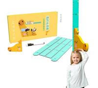 Kids Height Wall Chart - 70.8 Inch Growth Ruler, Removable Magnetic Design, Funny Measuring Tool for Monitoring Kids Development | Adesiv
