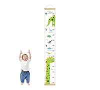 Kids Height Wall Chart - Canvas Kids Height Measurement - Boy Nursery Decor for Playroom Children Bedroom Girl Baby Tracking Height Milestones