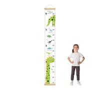 Kids Height Wall Chart - Long Canvas Ruler Light, durablee Hanging Decor, Removable Growth Chart with Accurate Measurement Marks | Nursery Wall Art for Toddler Bedroom and Playrooms