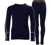 Kids' Helly Hansen LIFA Merino Wool Warmest Base Layer Set {HH-49403} - Midnight Navy Blue - JXL (164cm/14yr)
