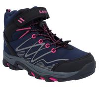 Hi-Tec Girls Blackout Mid Wp JRG Walking Shoe, Navy Magenta, 12 UK