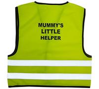 Kids High Visibility Hi Viz Safety Vest Top Hi Vis Baby Waistcoat Childrens Gift (Medium (1-2 Years), Mummy's Little Helper)