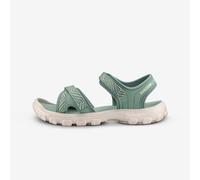 Kids’ Hiking Sandals With Riptab - UK Sizes 7 To 12.5 - Nh100 - Green