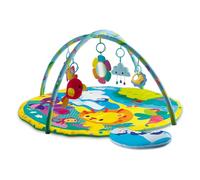 Kids Hits Zoo Friends Activity Gym: Interactive Play Mat for Babies 0+ - Animal Theme, Soft Textures and Stimulating Activities for Early Development