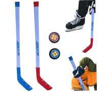 Kids Hockey Set, Junior Street Hockey Set Include 28Inch Kids Stick and, Mini Stick for Boys and Girls, Indoor Outdoor Ice Training Toys Gifts, Street