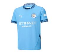 Kids Home Football Shirt Blue 2024-2025 Man City Soccer Sport Jersey Tee Top