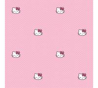 Kids@homeIII Children's Paper Wallpaper Hello Kitty Pink Polka Dots Collection