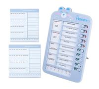 Kids Homework Slide Chart - Visual Routine Planning Board, Kids Study Activity Tracker|Educational Organization Tool for Boys and Girls, P