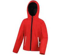 Kids Hooded Softshell Jacket Result Childs Boys Girls TX Performance Coat