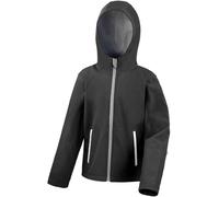 Kids Hooded Softshell Jacket Result Childs Boys Girls TX Performance Coat