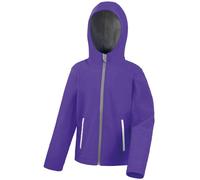 Kids Hooded Softshell Jacket Result Childs Boys Girls TX Performance Coat