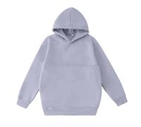 Kids Hoodie for Girls Solid Color Hooded Sweatshirt with Puppies Cats Shoulder Pockets Teen Girls Soft Warm Long Sleeve School Pullover Top Casual Clothes for Childrens Age 3-14 (Grey, 5-6 Years)