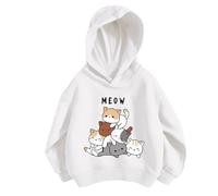Kids Hoodie Sweatshirts Girls Boys Plain Sweatshirt Clothes Girl Cotton Top UK Fall Casual Hoody Sportswear 5 to 13 Year Old Gifts Beige