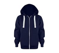 Kids Hoodie Warm Soft Pullover Sweatshirt Sports Casual Wear Breathable, Lightweight Hoody Sportswear Outfit Back to School Shirts Tops for Age 5-13 Years Navy