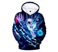 Kids Hoodies 3D Cosplay Game Sans Undertale Hoodie Sweatshirt Boys Girls Fashion Jacket Coat for Children 4-14 Years