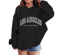 Kids Hoodies Letter Print Brooklyn New York Design Comfortable Casual Long Sleeve Hooded Pullover Unique Graphic Girls Boys Age 3 to 12 Years(Black, 12-13 Years)