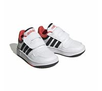 adidas Unisex Baby Hoops Shoes, Cloud White / Core Black / Bright Red, 7.5 UK Child
