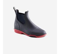 Kids' Horse Riding Boots 100 - Navy/pink