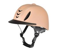 Kids Horse Riding Helmet Equestrian Shockproof Comfortable Breathable Summer Adjustable Riding Cap- Khaki