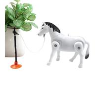 Kids Horse Toys, Electric Millstone Pulling Figurines, Practical Play Aid, Functional Preschool Supply, Portable Party Accessory, for Boys Girls Children Home Playroom Daycare Playground Routine