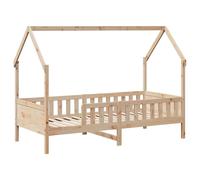 Kids' House Bed Frame Toddler Bed Base Children's Bed Solid Wood Pine vidaXL [EEK: N/A]