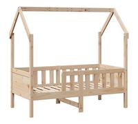 Kids' House Bed Frame Toddler Bed Base Children's Bed Solid Wood Pine vidaXL [EEK: N/A]