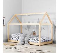 Kids House Pine Wood Bed