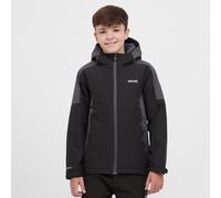 Regatta Kids Black and Grey Colourblock Hurdle V Waterproof Jacket, Size: 9-10 Years