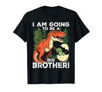 Kids I am Going to be a Big Brother Dino T-Shirt