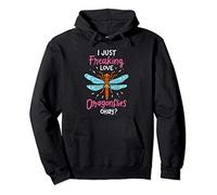 Kids, I Freaking Love Dragonflies, Insects Pullover Hoodie