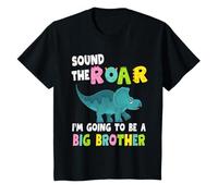 Kids Im Going to Be A Big Brother Funny Dinosaur Baby Reveal T-Shirt