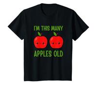 Kids I'm This Many Apples Old - Fruit Lover 2nd Birthday 2 Years T-Shirt