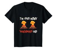 Kids I'm This Many Volcanoes Old - Volcano 2nd Bday 2 Years Old T-Shirt
