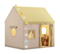 Kids Indoor Play Tent | Polyester Fabric With Metal Frame 120×105×128cm Roomy Design | Castle Playhouse For Boys Girls | Birthday Party Gift Read Play Shelter