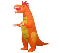 Kids Inflatable Dinosaur Costume Blow up T-rex Costume Funny Dino Halloween Party Cosplay Fancy Dress Outfit