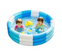 Kids Inflatable Pool - 145x25cm Convenient Cute BlowUp Round Swimming Pool | Reliable Thickened Water Pools, Kids Beach Toys For Beach River Summer Party Games Outdoor Play Backyard Dog Pet