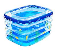 Kids Inflatable Pool - Inflatable Water Party Bathtub With Drain Plug, Babies Pool For Kids Toddler Outdoor Garden Backyard