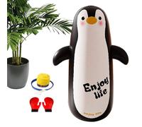 Kids Inflatable Punching Bag - 47 Inch Inflatable Kids Boxing Bag with Gloves and Pump | Children Stress Relief Punching Sandbag | for Indoor Workout Exercise Training Sports Entertainment Home Gym